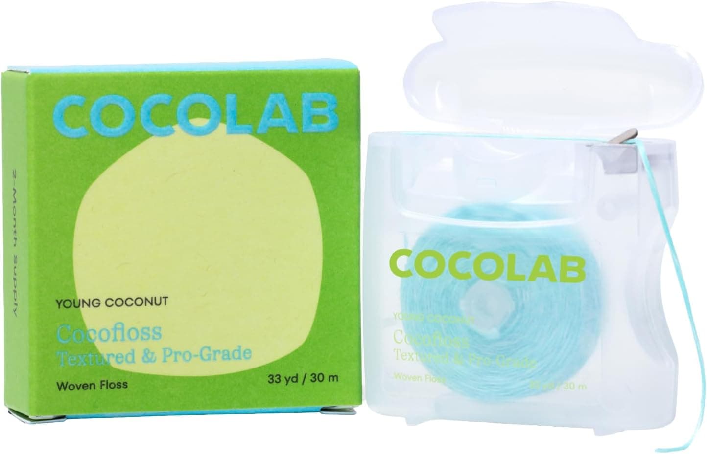 Textured Floss with Coconut Oil